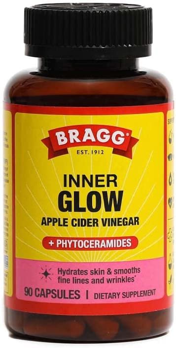 Bragg Inner Glow Apple Cider Vinegar and Phytoceramide Capsules